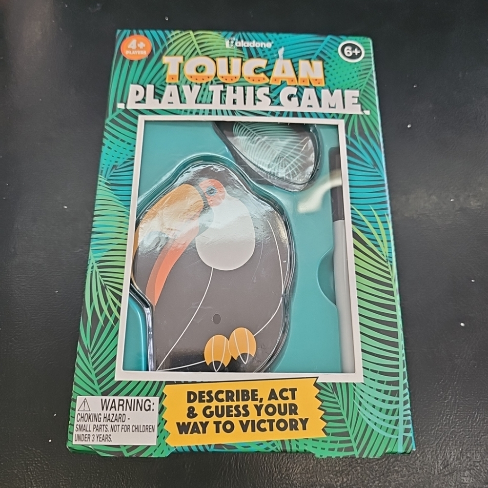 NIB Toucan Play This Game Descrine, Act & Guess Your Way To Victory Paladone